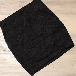 Charlotte Russe Lace Mini Skirt